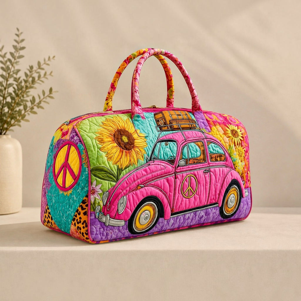 Boho Hippie Van Woven Cosmetic Bag & Handbag | Angie Style Boutique